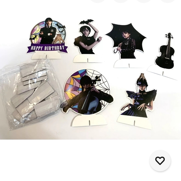 Wednesday Birthday Decorations Bundle - Picture 5 of 17